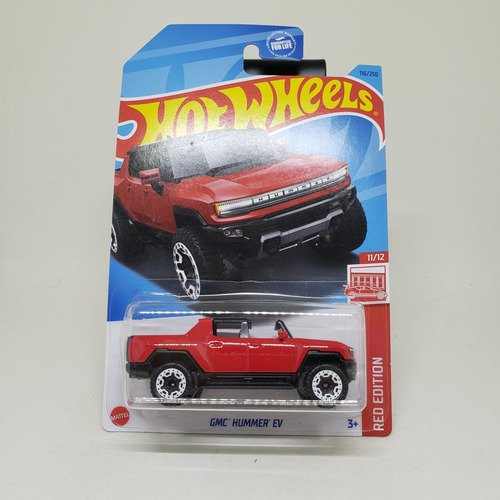 Hot Wheels 2023 Red Edition - Gmc Hummer Ev