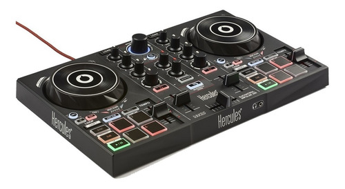 Consola Dj Inpulse 200 Hercules Mixer Usb Pad Color + Placa