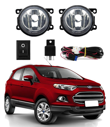 Kit Farol Milha Ecosport 2013 14 15 16 Se Freestyl Com Xenon