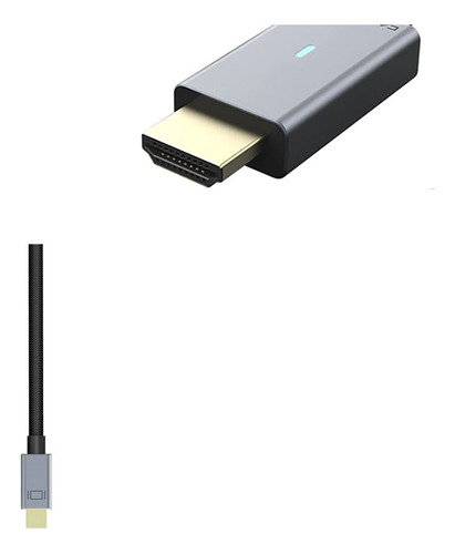 Cable Premium Thunderbolt 2 Mini Displayport Hdmi Pc Nylon