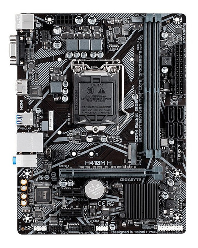 Imagen 4 de 5 de Mainboard Gigabyte H410mh 10ma Gen Lga1200 Ddr4 M.2 Hdmi Vga
