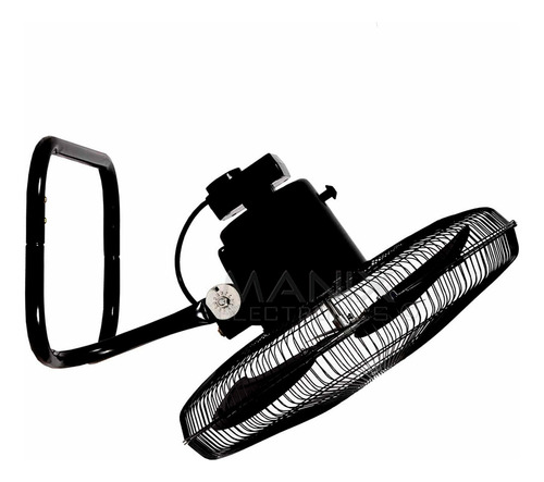 Ventilador De Pedestal Piso Y Pared 3 En 1 American Fan Con Aspas De Metal Alta Potencia 100w 3 Velocidades Ajustable 50cm Diámetro Estructura Color Negro