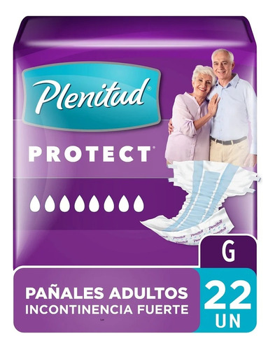 Plenitud Pañal Desechable Adulto Protect Plus Talla G 22unid