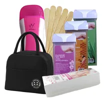 Comprar Kit Depilación 1 Máquina + 3 Ceras + 100 Bandas + 1 Lonchera