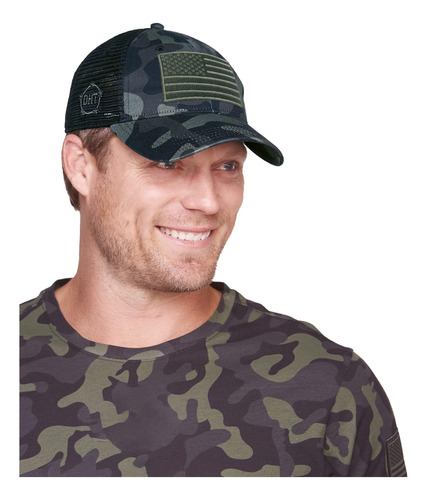 Colosseum Oht Woodland Mesh Gorra De Camionero Con Bandera E