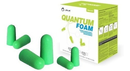 Tapón Auditivo Libus Quantum Foam Sin Cordón -caja 250 Pares