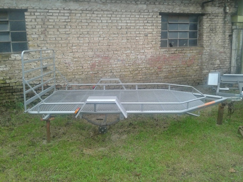 Trailers Con Rampas Para Motos / Cuatriciclo Para 350 Kg