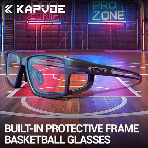 Gafas Deportivas Con Marco De Proteccion Kapvoe K613 Transparente Verde