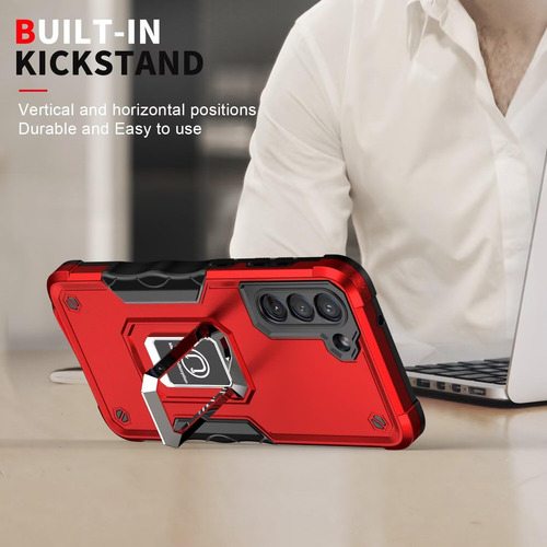 Funda Para Oneplus Nord N20 Se Uso Rudo Carcasa +mica Rojo Oneplus Nord N20 Se