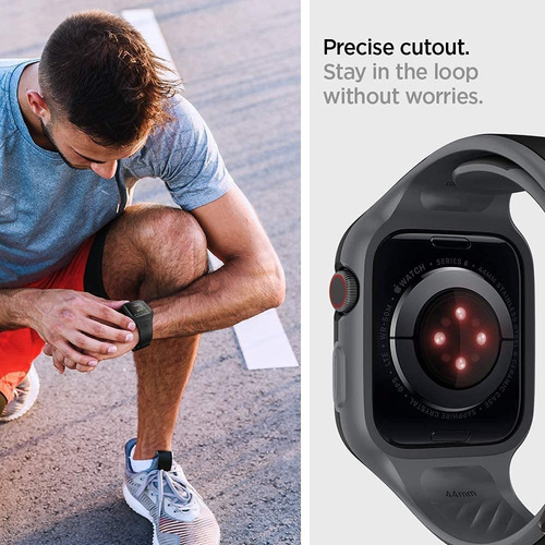 Imagem 5 de 5 de Capa Spigen Liquid Air Pro Para Apple Watch 40mm S 4/5/6/se