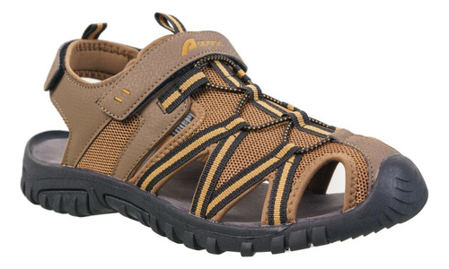 Sandalia Hombre Preto H3 Camel Aparso