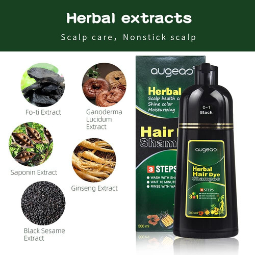 Shampoo Natural Lymznus Para Cabelos Pretos De Até