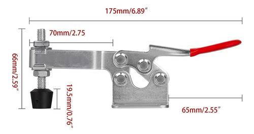 Abrazadera Prensa Palanca De Sujeción Hasta 550 Libras