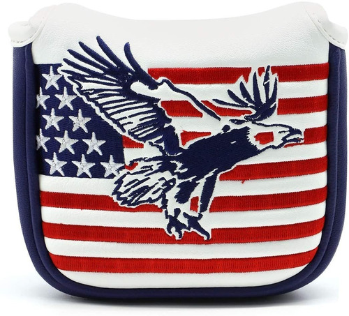 Montela Golf Usa America Mazo Putter Cover Fit Odyssey  7 Pu