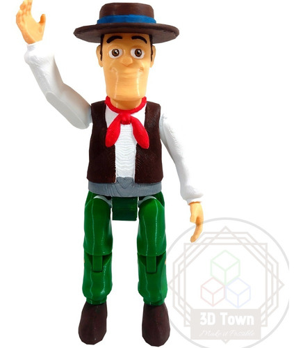 Imagen 3 de 6 de Muñeco Zenón - Granja De Zenón- Figura Impresa En 3d - 23cm