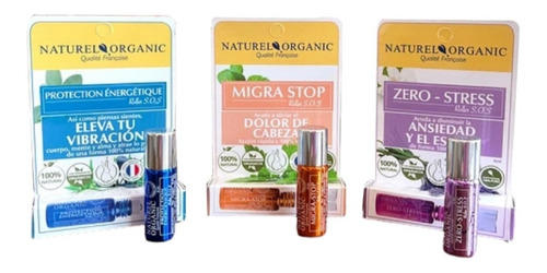Roll On Naturel Organic Kit X 3 Migra Stress Prot