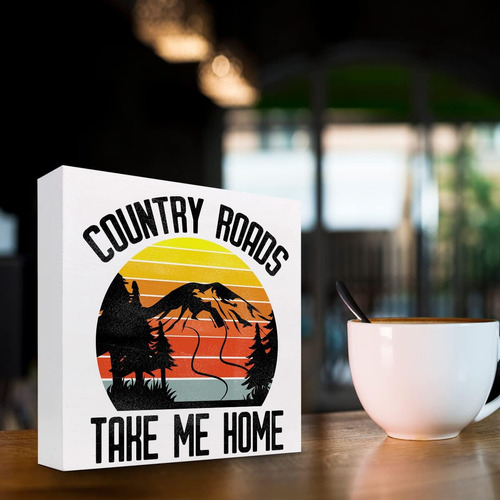 Letrero De Madera Retro Vintage Con Texto En Inglés «take Me