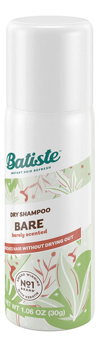 Shampoo Seco Batiste Bare Mini Travel Size 50 Ml (pacote De