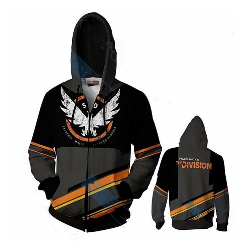 H Juego Tom Clancy's The Division 2 Sudadera Con Cremallera