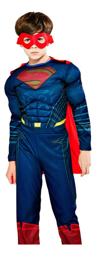 Disfraz Superman Para Niño Cumpleaños Halloween Navidad