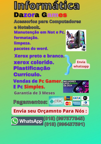 Dazora Games Informática