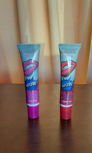 2 Labiales Tatoo Pintura De Labios Maquillaje 