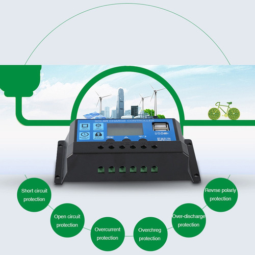 Controlador De Panel Solar P Controlador 100a
