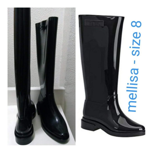 Botas -  Modelo Long Boot Flocked - Talla 8