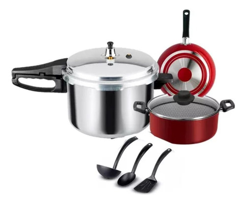 Batería De Cocina Ecko 773700 7 Pzas Olla Express 6 Lt