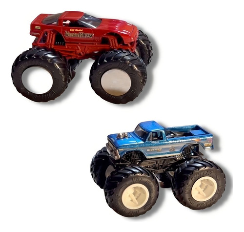 Monster Trucks Cars - Monster Vette contra Bigfoot Hot Wheels