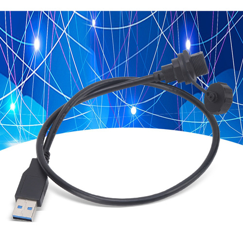 Conector Usb De Toma De Corriente Impermeable Tipo C, Rosca