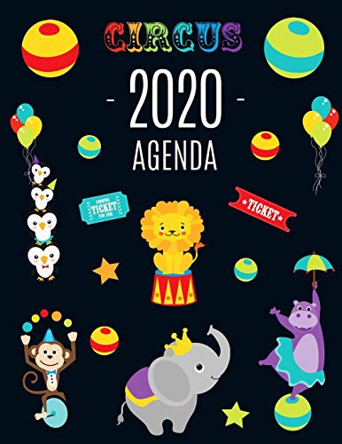 Animal De Circo Agenda 2020: Planificador Annual | Enero A D