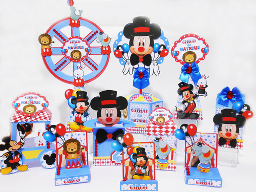 Arquivo De Corte Mickey Circo 50