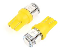 Comprar Bombillo Muelita Led T10 Led Amarillo 5 Led Tienda Fisica