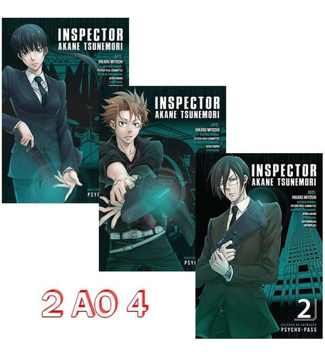 Psycho Pass 2 Ao 4 Inspector Akane Tsunemori! Mangá Panini!