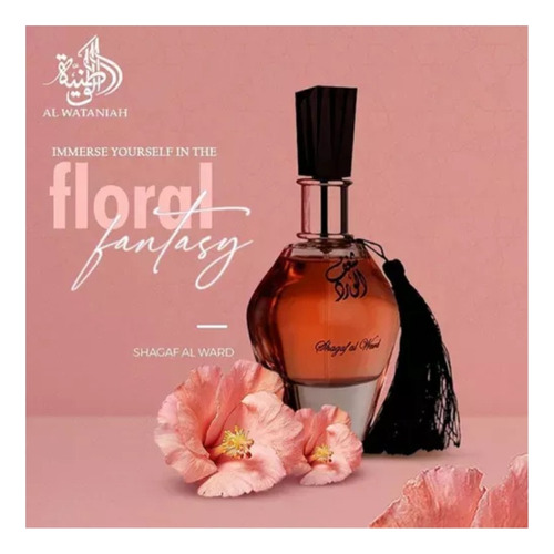 Shagaf Al Ward Al Wataniah Eau De Parfum 100ml Femino