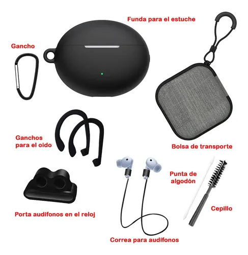 Funda Y Kit De Accesorios Para Huawei Freebuds 5i