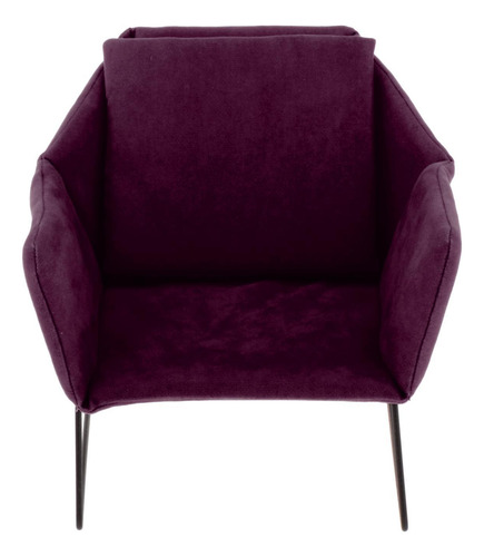 Sofá De Casa De Muñecas En Miniatura, Sillón, Púrpura