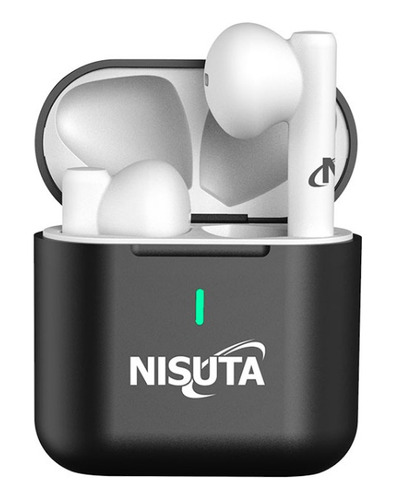 Auriculares Bluetooth Earbuds Nisuta Ns-aubtws11 Color Blanco