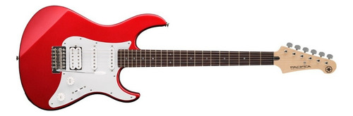 Guitarra eléctrica Yamaha PAC012/100 Series 012 stratocaster de caoba 2023 metallic red brillante con diapasón de palo de rosa