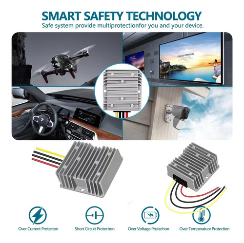 Convertidor De Paso Hacia Abajo De 12v 30a 360w Dc 24v A 12v