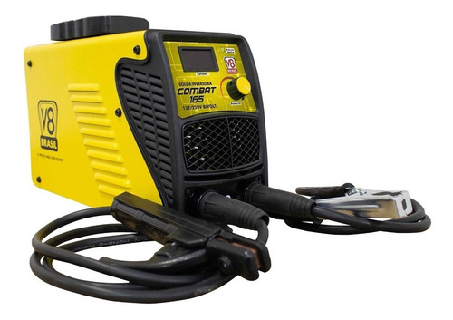 Imagem 2 de 2 de Máquina de solda inverter V8 Brasil Combat 165 amarela 50Hz/60Hz 127V/220V