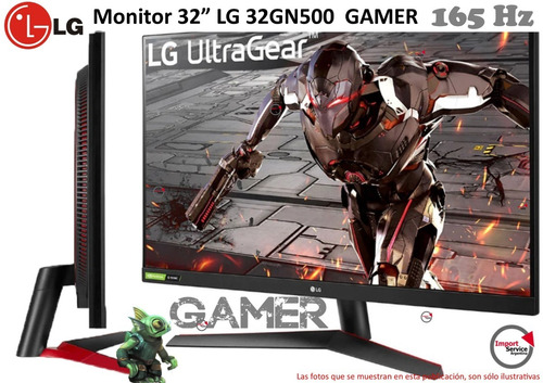 Monitor 32 LG 32gn500  Gamer  165 Hz