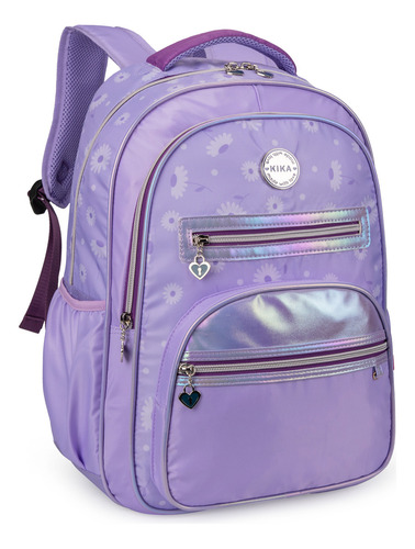 Mochila Kika 2021 Cor Rx2405 Desenho Do Tecido Liso