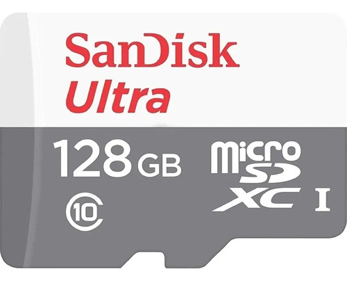 Cartão De Memória 128gb Sandisk Sdsqunr-128g-gn6ta  Ultra 