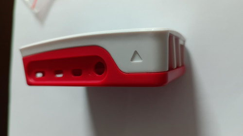 Case Caixa Oficial Para Raspberry Pi 4 B Branca E Vermelha (Usado)