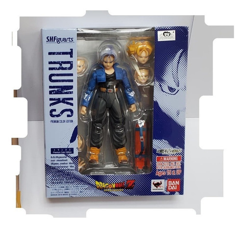Figura Dragon Ball Super Heroes Trunks Del Futuro Bandai Shf (Reacondicionado)