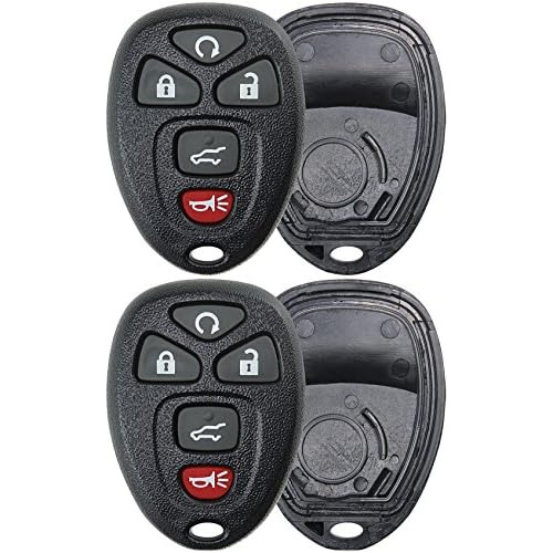 2 Reemplazo De 5 Botones Keyless Entry Remote Key Fob S...