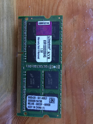 Memoria Ram Ddr 4gb Kingston 1333