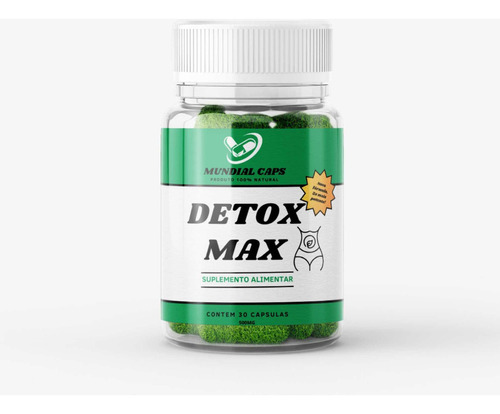 Detox Turbo  Mundial Caps Sabor Natural